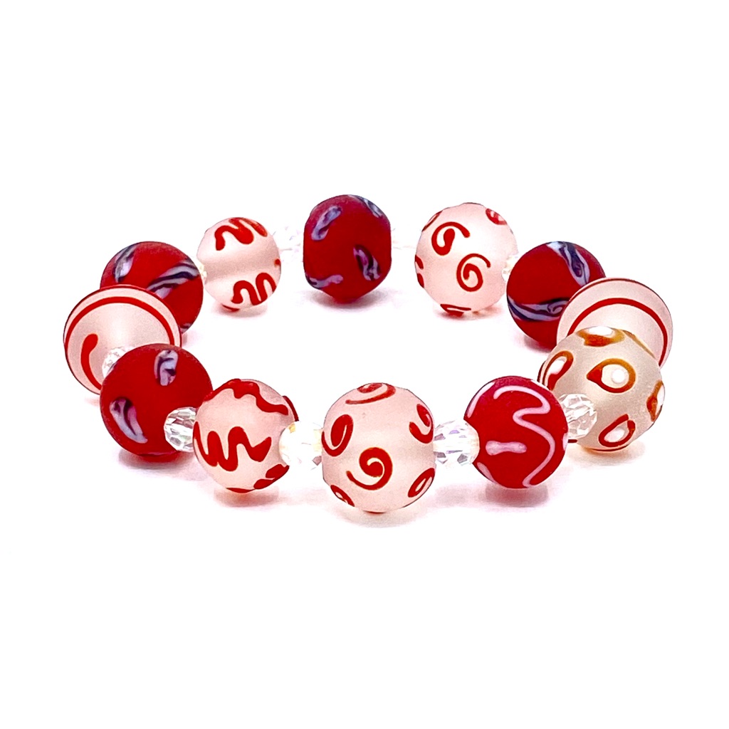 Hand Blown Venetian Glass Bracelet